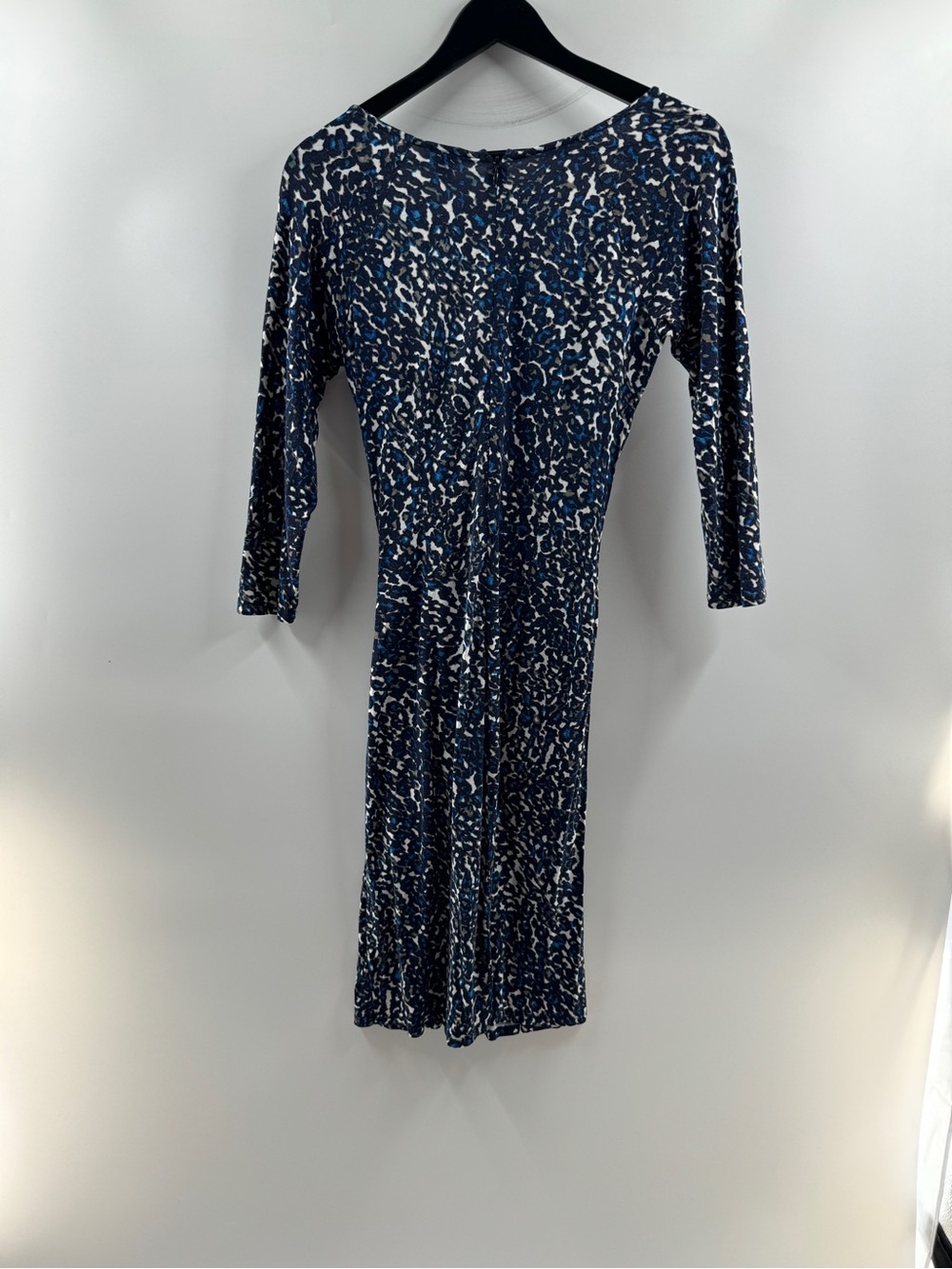 Ann Taylor Abstract Print Ruched Midi Dress – Women's XS - Picture 5 of 7
